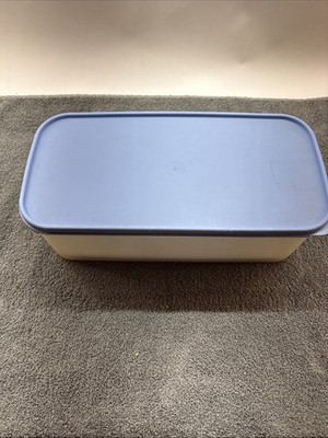 Tupperware 3 Pc Modular Mates Produce Keeper 1719-4, 1718-5, 1716-6 Light Blue