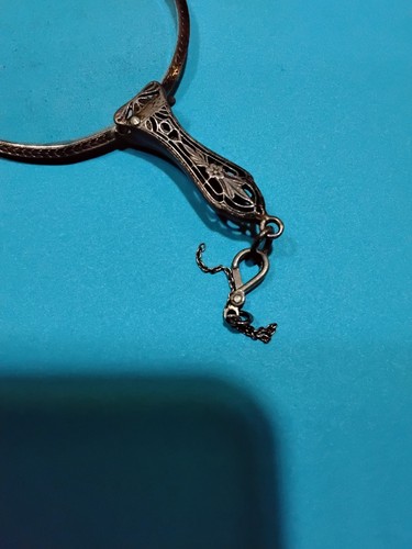 1920 Sterling Lorgnette Folding Magnifying Reading Eyeglasses Davis Optical Co. - Picture 10 of 24