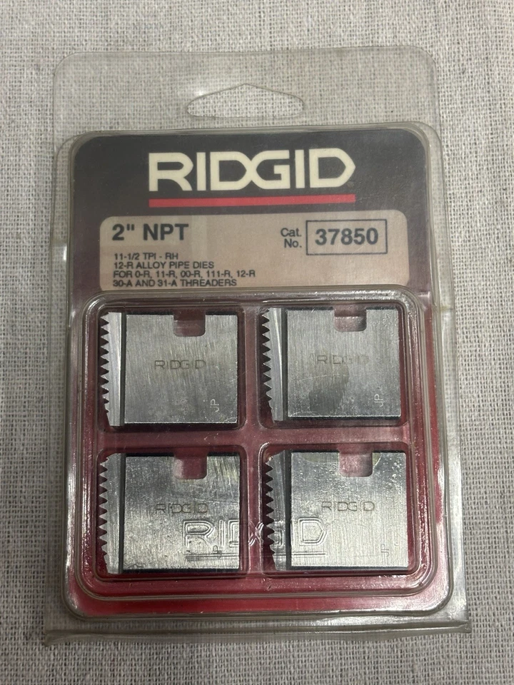 Ridgid 37850 2” NPT Pipe Threading Dies - Image 4 of 4