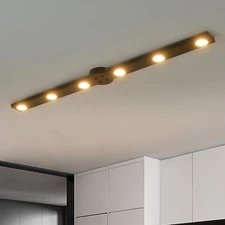 Modern Ceiling Light Track Lighting, 47 Inch Dimmable LED Kitchen Ceiling Light