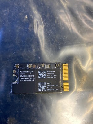 Apple Originale Macbook Scheda Wifi Bt Bcm943224pciebt2 Airport A1466 Apple Originale Macbook Scheda Wifi Bt Bcm943224pciebt2 Airport A1466