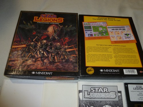 JUEGO DE COMPUTADORA EN CAJA STAR LEGIONS CON CAJA Y CREACIONES MANUALES DE SUPERNOVA MINDCRAFT - Imagen 3 de 3