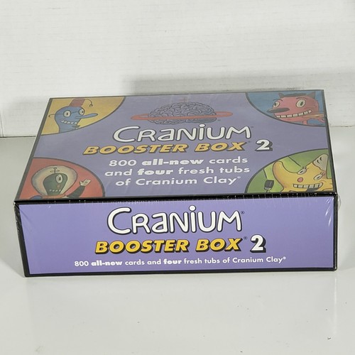 Cranium Booster Box 2 Expansion Set 800 Cards 4 Tubs Clay Vtg 2002 Fun Game New - Picture 4 of 9