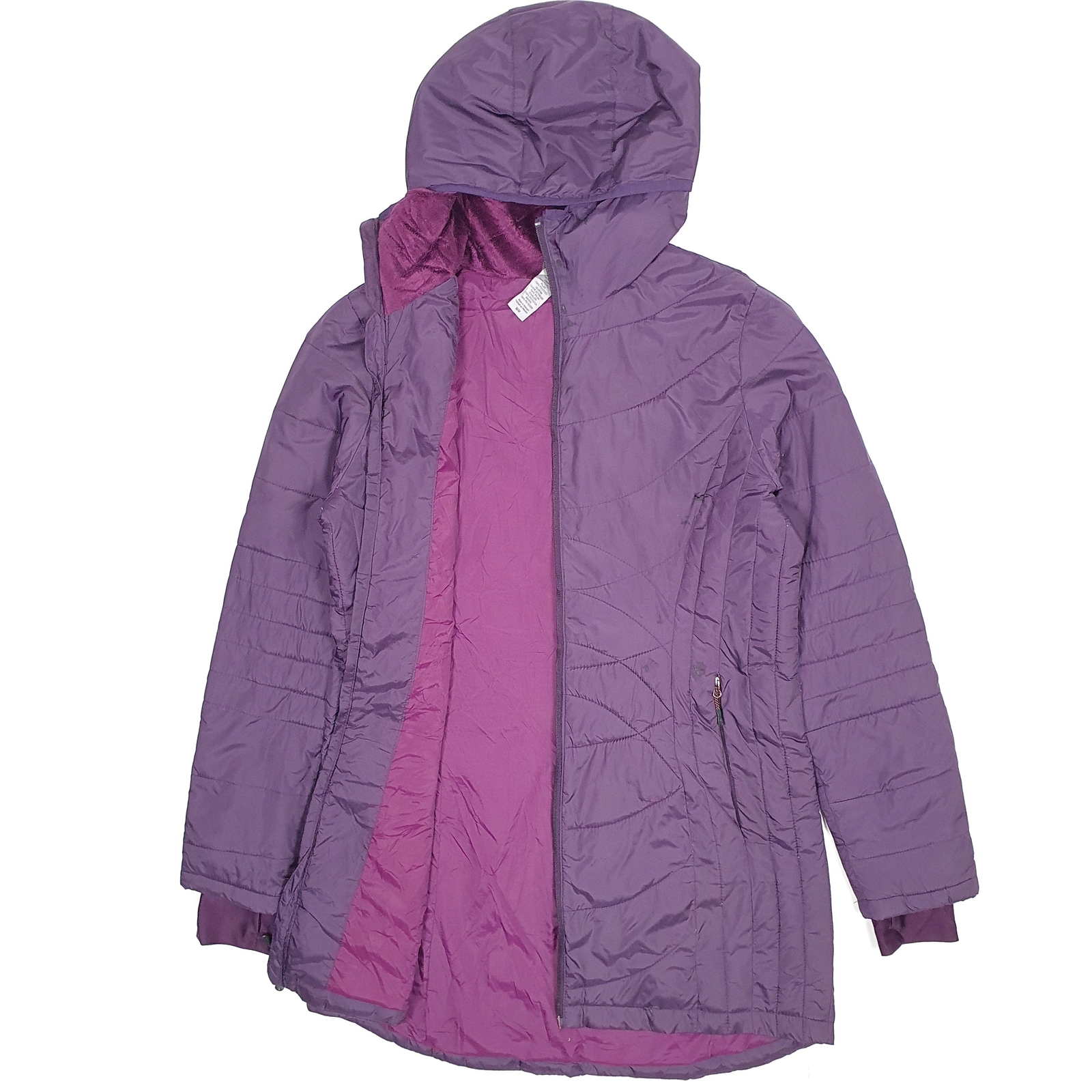 CHAMPION Puffer Jacket Coat Insulated Longline Lightweight Womens M image 2