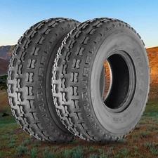 Set Of 2 19x7-8 ATV Tires 19x7x8 19x7 8 Heavy Duty 4PR All Terrain Tubeless Tyre