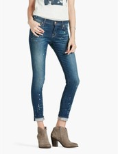 Lucky Brand Brooke MADE IN USA Women's Skinny Selvedge Jeans $178 NEW 6/28x29