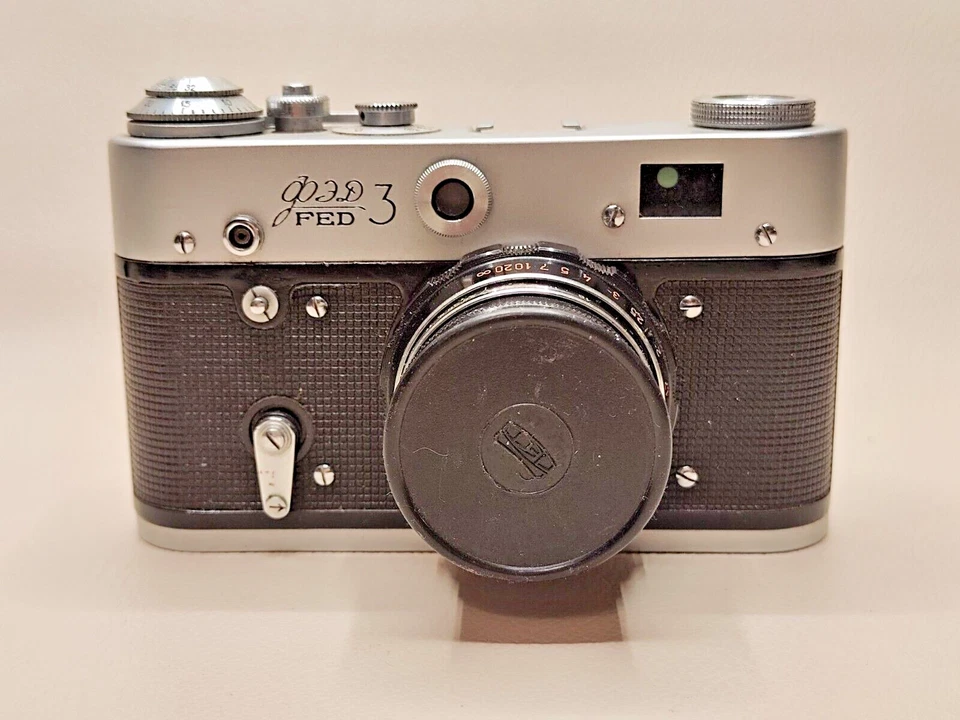 1964 Film Camera 35mm Tested FED 3 Industar-61 2.8/52 Rare Vintage Leica 3 Copy - Image 4 of 4