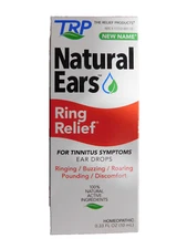 TRP Natural Ears Ring Relief Homeopathic Ear Drops for Tinnitus Relief -12/2026