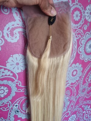12A RUSSISCH SONNIG BLOND 144# 4X4 SEIDENSOCKELVERSCHLUSS DOPPELT GEZEICHNET 22 ZOLL GERADE