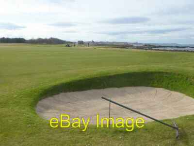 Dunbar Rakes Photo 6x4 Bunker on Dunbar Golf Course Broxburn With rake thoughtfully ...