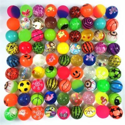 30 mm Gummi Elastisch Hüpfbälle Verschiedene Stile, 12/24 Stück Kapsel Überraschung Spielzeug