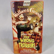 Wallace Gromit - The Wrong Trousers (VHS, 1995) for sale online | eBay