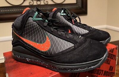 Florida A&M University X Lebron 7 Retro  RATTLERS  Size 12 Mens #120499