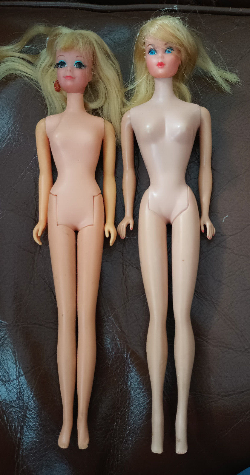 Blonde Straight Legs Rooted Eyelashes Made In Japan Lot 2 Pc