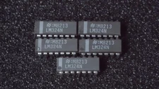 Quantity 5 - National Semiconductor LM324N Low Power Quad Op Amp DIP14 - New