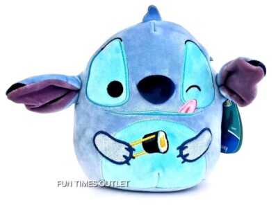 Squishmallows Stitch Eating Sushi 7'' Stuffed Plush Toy Disney Collectible Gift 