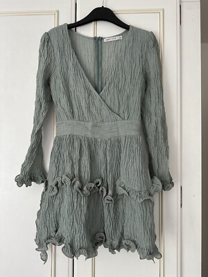 Saints and + Secrets Women's dress Size XS Green Lined Mini Wrap Style Zipped | eBay UK Saints and + Secrets Women's dress Size XS Green Lined Mini Wrap Style Zipped | eBay UK