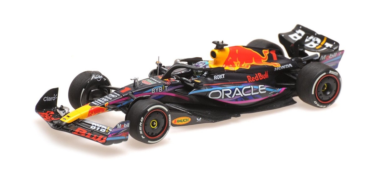 ミニチャンプスF1 1/43 レッドブル　エミリア ロマーニャGP 2022 1:43 MINICHAMPS Red Bull F1 Rb19 #1 Win.Miami Gp 2023 Max