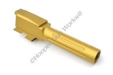 HGW Match Fluted Barrel for Glock 43 G43 9mm Gold TiN Stainless