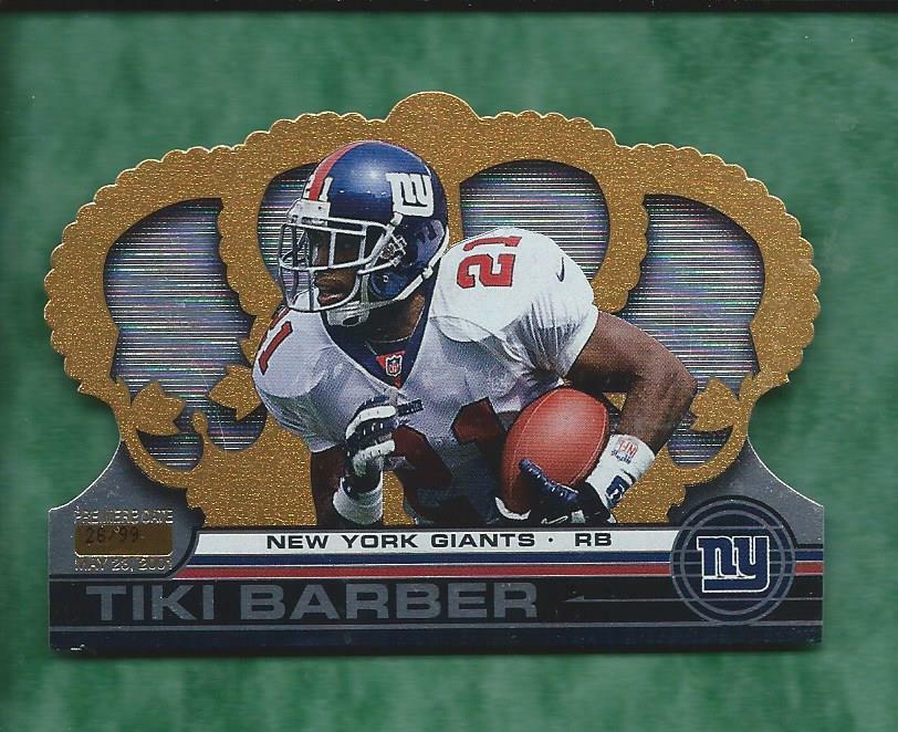 Tiki Barber Crown Royale Premiere Date #26/99