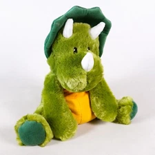 Warm Pals Triceritops Dinosaur Dino Stuffed Animal Plush Plushie Beanbag Toy