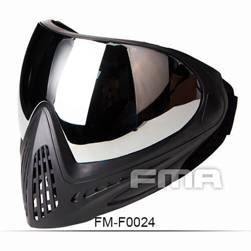 FMA F1 Tactical Anti-fog Paintball Goggle Full Face Mask With Single Layer Lens - 第 1/14 張圖片