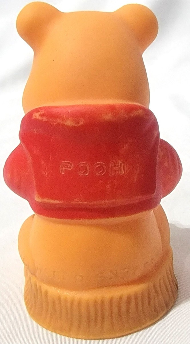 Disney WINNIE THE POOH Bear rubber squeak toy Sears Roebuck
