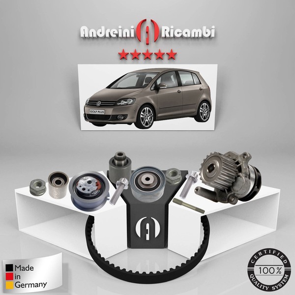Set Vertrieb + Wasserpumpe Volkswagen Golf Plus 2.0 Tdi 81KW 110CV 2009->-image