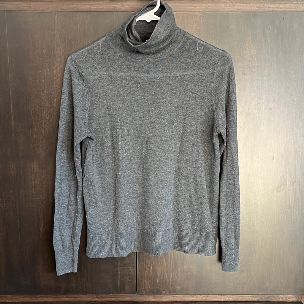 Light gray store turtleneck sweater