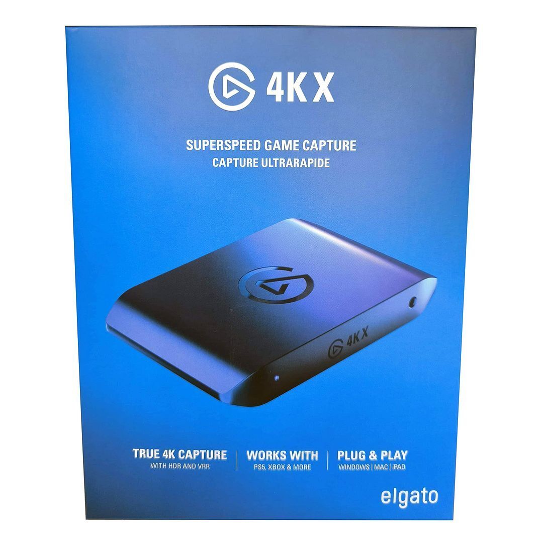 Elgato 4K X External Capture Card (10GBH9901) USB-C, HDMI Elgato 4K X External Capture Card (10GBH9901) USB-C, HDMI