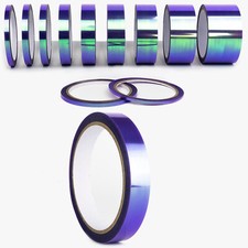 Zierstreifen Oilslick Transparent Lila 10mm Auto Zierleisten Felgenstreifen Heck