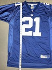 Reebok New York Giants Jersey Youth Size XL Blue #21  Tiki Barber -1389 — photo 9