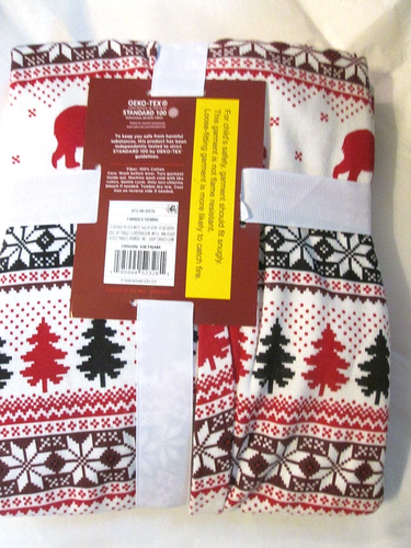 New w/Tag Wondershop Kids Size 10 Holiday Pajama Set Snowflakes, Trees 2pc PJ’s - Picture 5 of 7