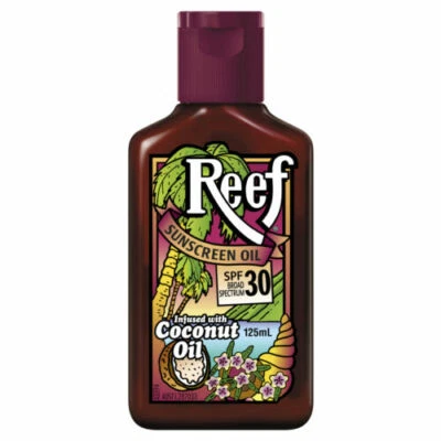 Reef Coconut Sunscreen Oil SPF 30 125mL Broad Spectrum 30