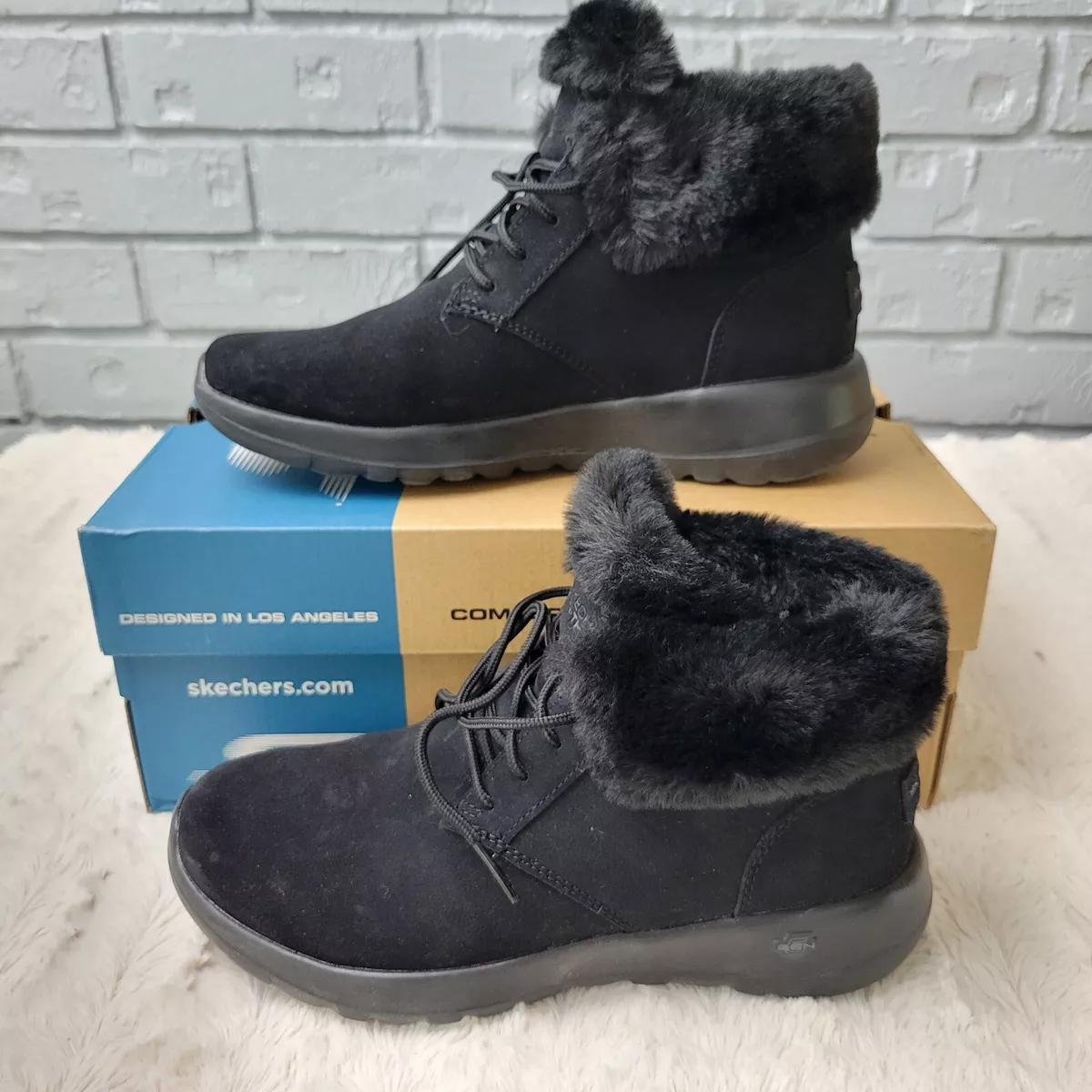 ost Mellem opnåelige Skechers On-The-Go Women's Joy Lush Lace-Up Ankle Boots Black Suede US 6.5 M | eBay ost Mellem opnåelige Skechers On-The-Go Women's Joy Lush Lace-Up Ankle Boots Black Suede US 6.5 M | eBay