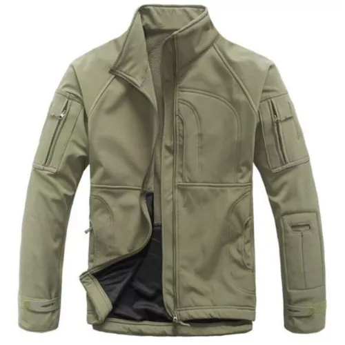 Herren Taktische Jacke Outdoor Softshell Wasserdicht Winddicht Warm Winddicht Mantel - Bild 1 von 23