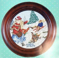 VTG Cross My Heart THE COASTING HILL Cross Stitch Pattern Leaflet by Melinda