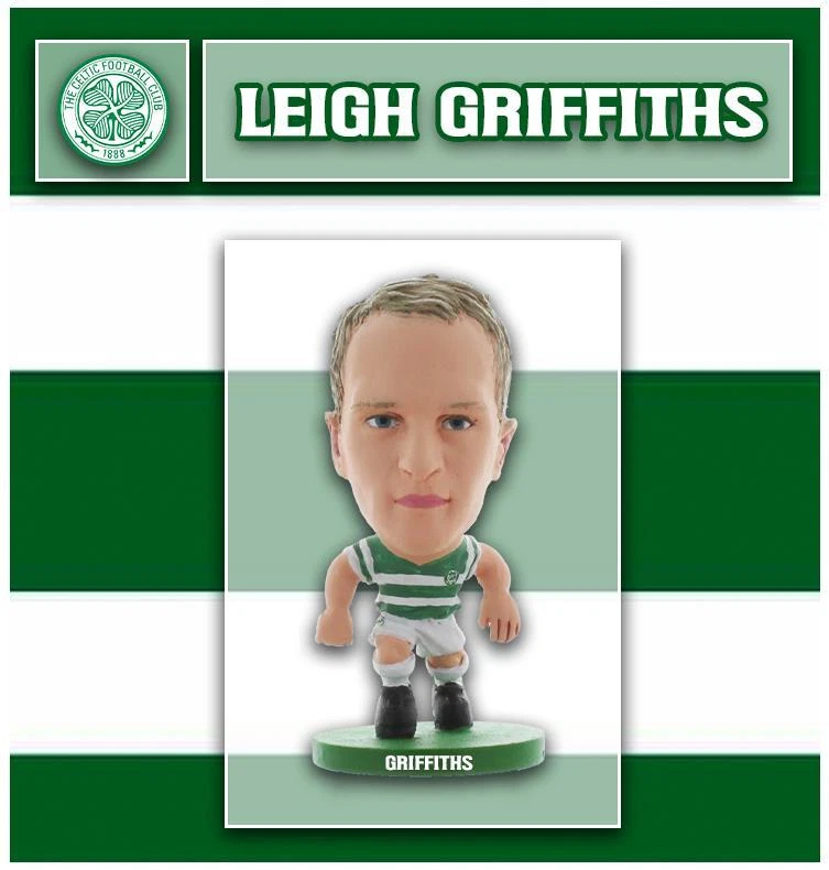 SoccerStarz Figurina Joe Ledley | Celtic FC Home Kit | Collezionabile In Scala 2 Pollici | SOC146