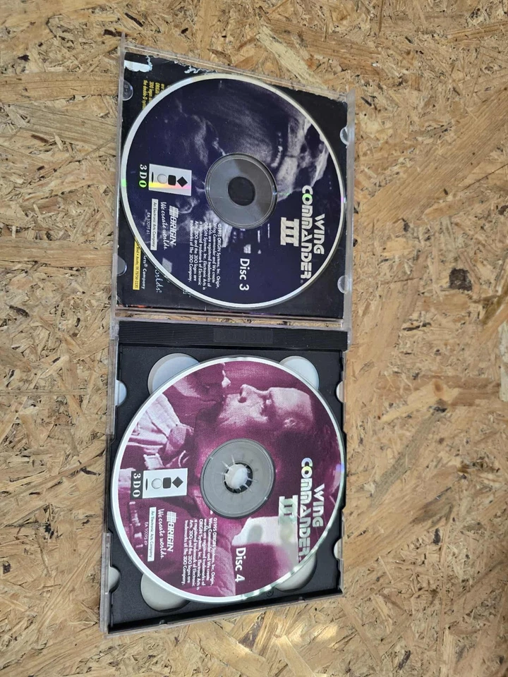 3DO Game: Wing Comander III CD Disc/s 3/4 - Software Goldstar Game Console 3D0 - Image 4 of 4