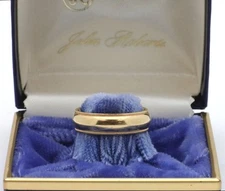 Vintage 10K Yellow Gold Wedding Band with Milgrain Edge Detailing-Size 6.25