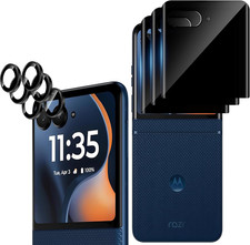 3 3 Pack for Motorola Razr 2025/Razr 2024 Front Privacy Screen Protector  Camer