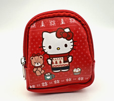 Hello Kitty   Christmas Mini Backpack Dangle / Keychain / Coin Pouch   NWT