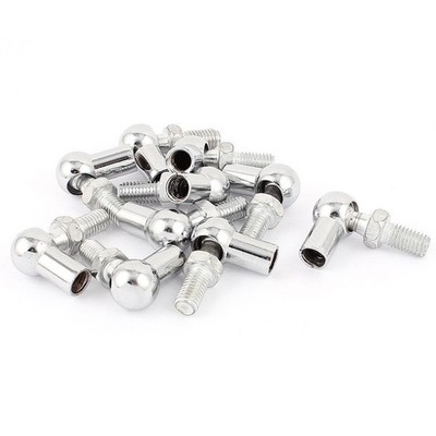 5Pairs 7mm Thread L Shaped Rod End Bearing Gas     Joint Connector  #hj