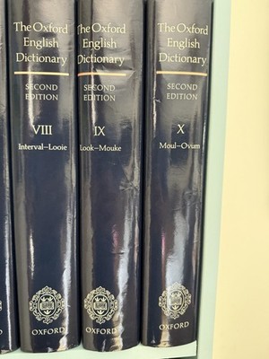 The Oxford English Dictionary, 20 Volume Complete Set, 2nd Edition