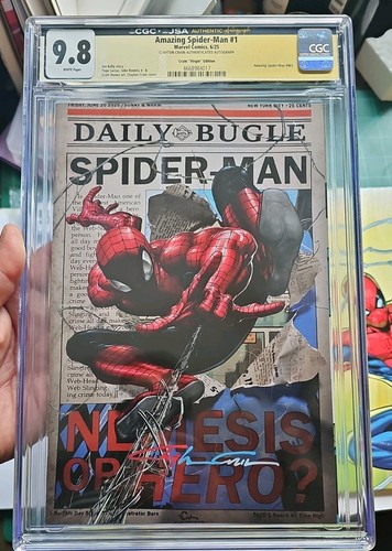 Marvel The Amazing Spider-Man #1 (2025) CGC 9.8 SS Clayton Crain Variant