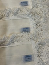 LOT OF 20 GEERPRES 9503 Cotton Rectangular Wet Mop Head Washable White