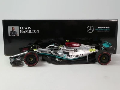 Minichamps Mercedes AMG W13 #44 Lewis Hamilton GP Du Brésil 2022 1/18 110222144 - Photo 1/4