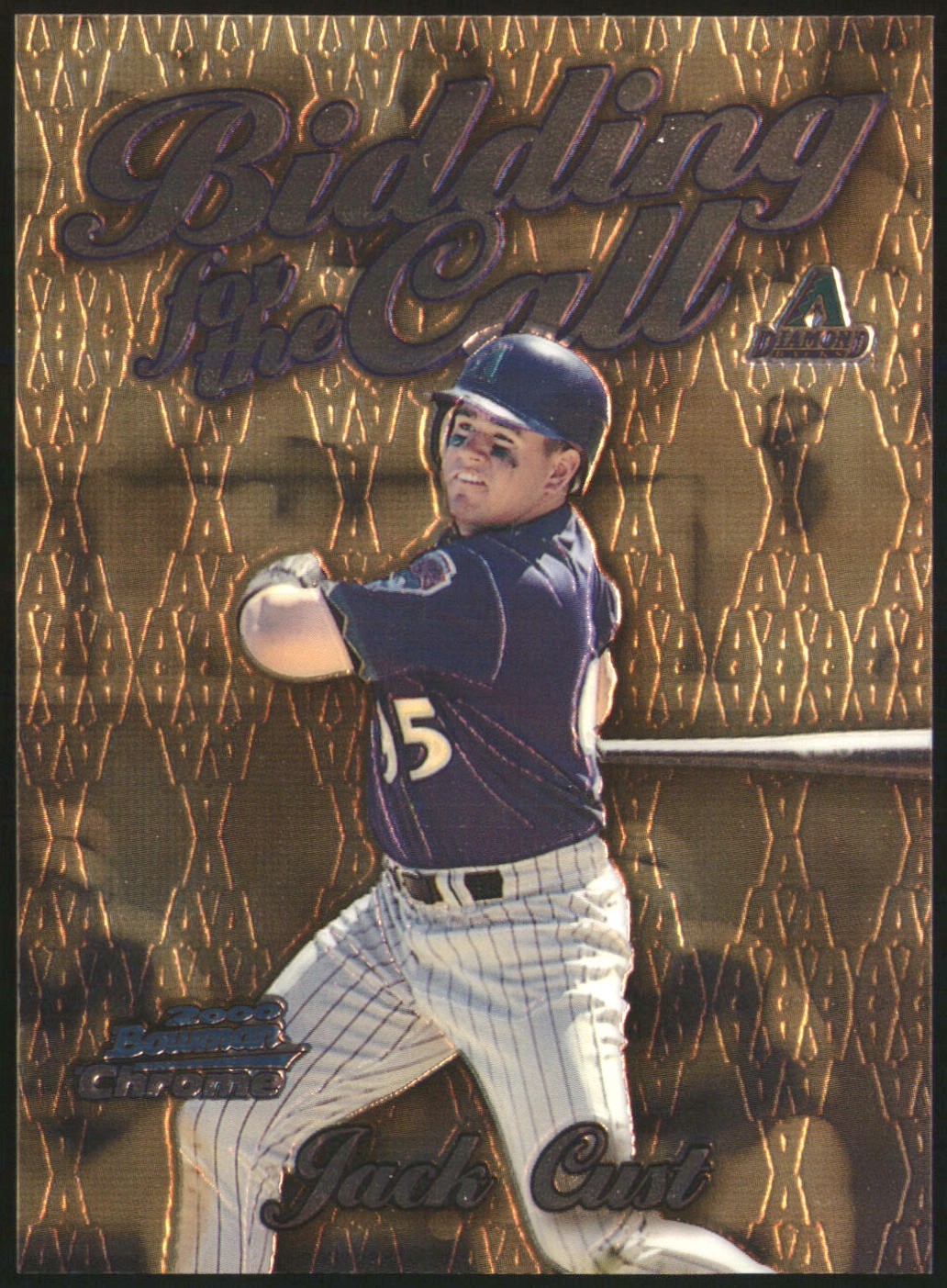 Jack Cust 2000 Bowman Chrome #BC9 Arizona Diamondbacks