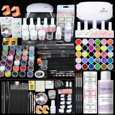 SAVILAND Essentials Acrylic Nail Kit for Beginners with Everything: Professional