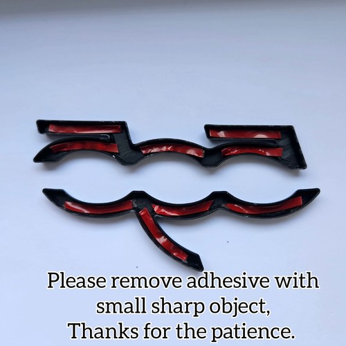 Abarth 500 to 595 Dash Badge Conversion - Gloss Black - Cover - Picture 2 of 2